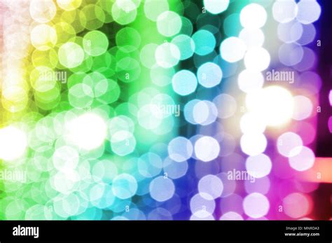 rainbow bokeh light, used for background Stock Photo - Alamy