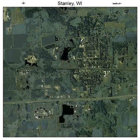 Aerial Photography Map of Stanley, WI Wisconsin