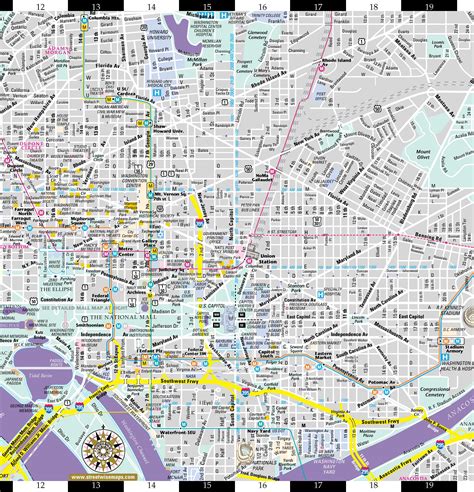 Street Map Of Washington Dc - Maping Resources