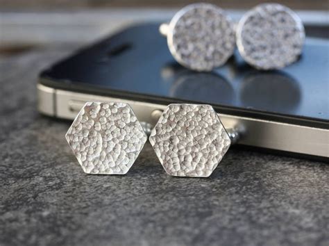 Handmade Silver Hammered Cufflinks By Jemima Lumley Jewellery