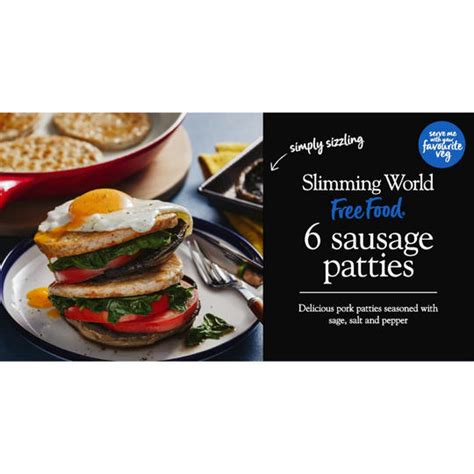 Slimming World 6 Sausage Patties 342g | Meals | Iceland Foods