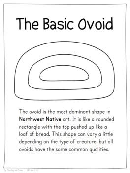 Ovoid Shape Northwest Native Art 2D Shapes Math Indigenous Inclusion