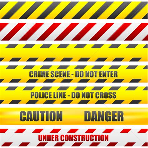 caution lines vector illustration © Felix Pergande (unkreatives) (#1077687) | Stockfresh