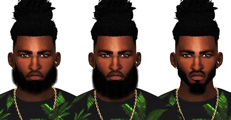 Ebonix | #BeardGameMatters | Sims hair, Sims 4 hair male, Sims 4 black hair