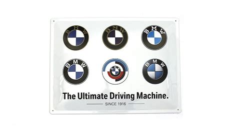 Plaque métallique BMW - Logo Evolution pour BMW R nine T | Accessoires ...