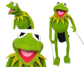 Kermit the Frog Puppet, Muppet, Replica, 1:1 - Etsy