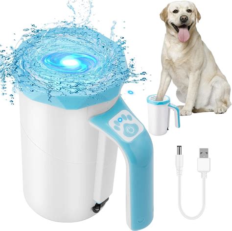 Automatic Dog Paw Cleaner, 7.4VRechargeable Dog Paw Washer Cup, 2 in 1 ...