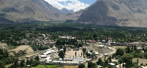 Skardu, a mountain town in Gilgit Baltistan, Pakistan