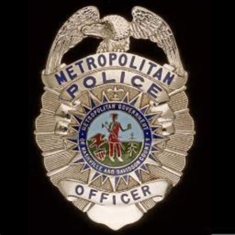 US State of Tennessee, Nashville & Davidson County Metropolitan Police Department Badge | Police ...