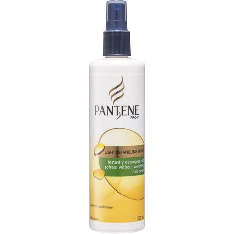 Pantene Pro-v Leave In Conditioner Light Detangling Spray 250ml ...