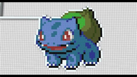 9 best ideas for coloring | Pokemon Bulbasaur Pixel Art