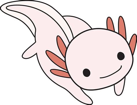 "Pink Axolotl" Stickers by colbyjackrabbit | Redbubble