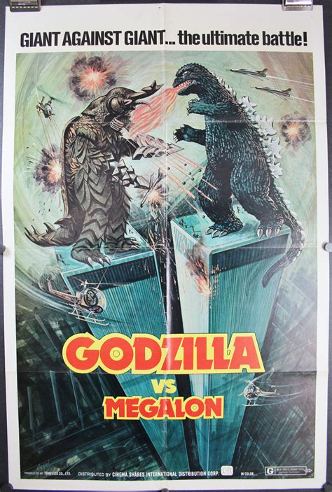 Godzilla Vs Megalon Poster – Sketsa