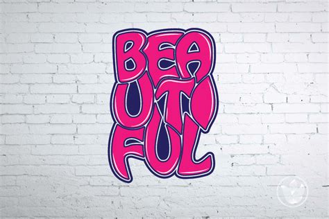 Beautiful Word Art, Svg Dxf Eps Png Jpg, Typography By PrettyDD | TheHungryJPEG