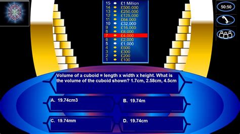 Who Wants To Be A Millionaire Powerpoint Template - Toptemplate.my.id