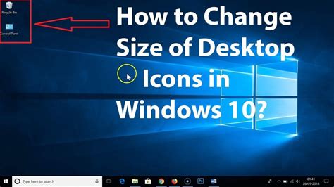 How to Change Size of Desktop Icons in Windows 10? | Desktop icons, Windows 10 tutorials, Windows 10