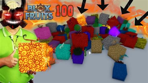 Roblox : Blox Fruits สุ่มผล100ผลได้มังกร! - YouTube