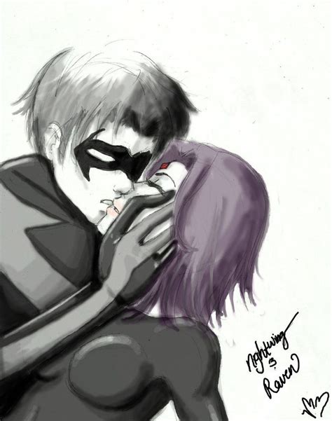 NightwingXRaven | Robin and raven, Raven teen titans, Teen titans fanart