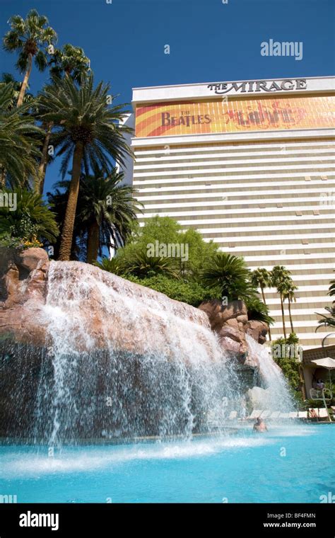 Mirage Hotel Pool, Las Vegas Stock Photo - Alamy