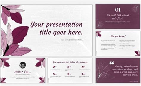 simple presentation design