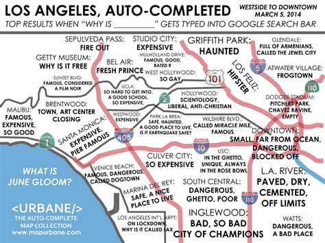 Westside Los Angeles Auto Complete Map | Urbane Maps | Pinterest | Cartography