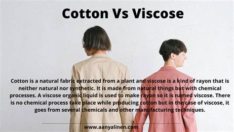 Cotton Vs Viscose | Differences & Comparison - AanyaLinen