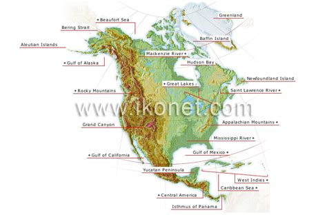 Earth > geography > configuration of the continents > North America image - Visual Dictionary