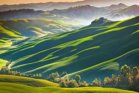 Hills and valleys by Marcin Sobas on 500px | Hills and valleys, Tuscany landscape, Beautiful world