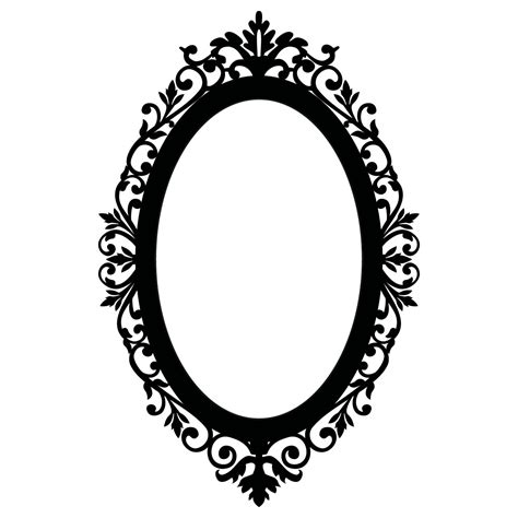 Vintage Oval Frame Clip Art