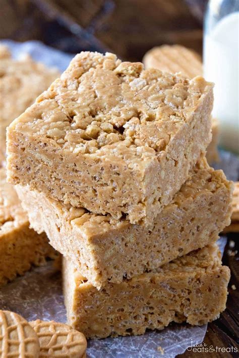 Nutter Butter Rice Krispie Bars Recipe - Julie's Eats & Treats