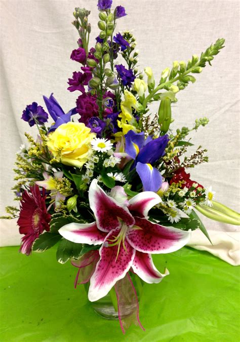 Stargazer Lilies and iris Stargazer Lilies, Stargazing, Iris, Flower ...