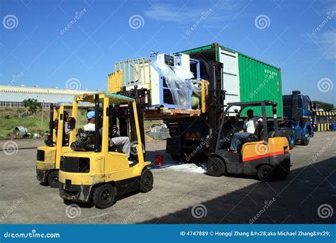 Load container truck stock image. Image of industrial - 4747889