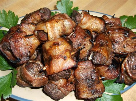 CHAR-GRILLED BACON WRAPPED VENISON BITES Recipe | Just A Pinch Recipes