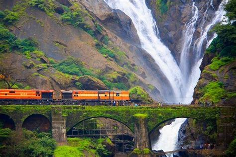 Dudhsagar Waterfall In Goa