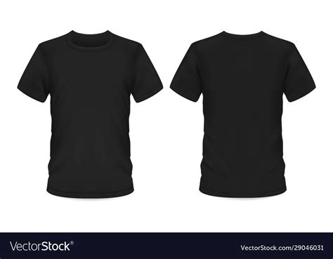 Template Black T Shirt Mockup