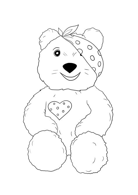 Pudsey Bear Colouring In Pictures