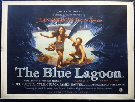 The Blue Lagoon Poster, UK Quad, 1949