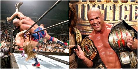 5 Things Kurt Angle Didn't Do In TNA (& 5 He Never Did In WWE)