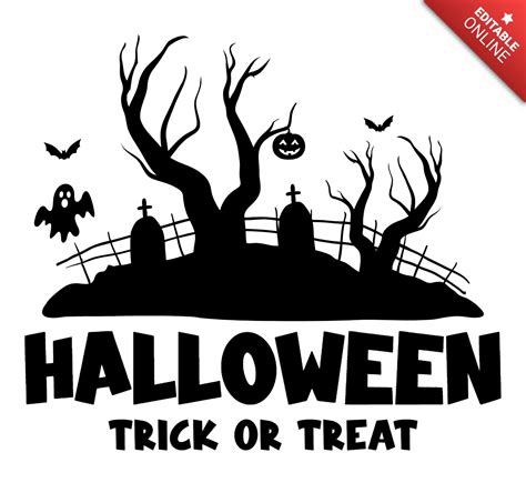 Halloween Trick Or Treat Logo Design Template | Free Design Template