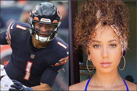 Bears QB Justin Fields’ Girlfriend Gianna Carmona Spotted At Bears-Bills Preseason Game ...