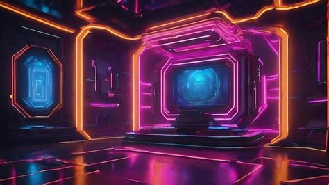 Premium AI Image | 3d illustration renderinggaming gamer background ...