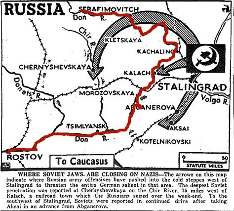 Map Of Stalingrad Russia