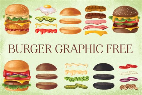 Burger Graphic Free Graphic by Free Graphic Bundles · Creative Fabrica