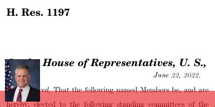 Electing Members to certain standing committees of the House of Representatives. (2022; 117th ...