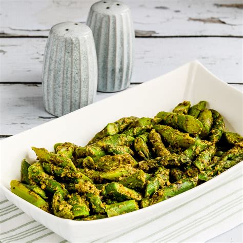 Asparagus with Basil Pesto – Kalyn's Kitchen