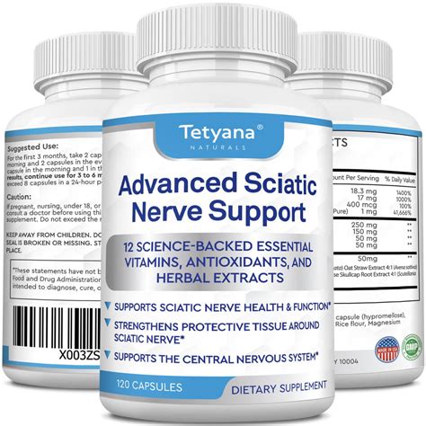 Advanced Sciatic Nerve Support: Alpha Palm Vitamin, Alpha Lipoic Acid, – Tetyana Naturals