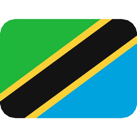 Flag For Flag Tanzania Vector SVG Icon - SVG Repo