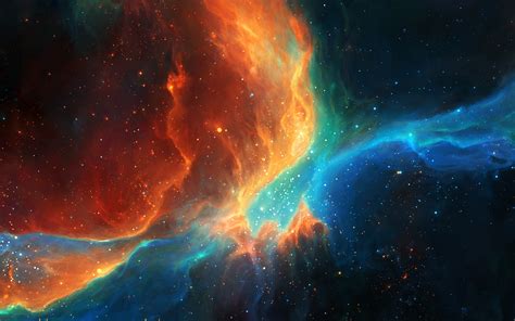 Colorful Space Nebula