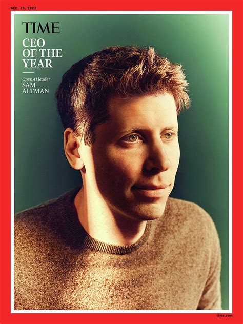 CEO of the Year- Sam Altman Photograph by Joe Pugliese for Time - Fine ...