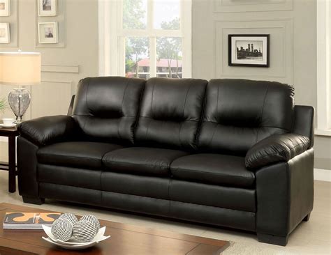 Parma Sofa (Black) Furniture Of America | Furniture Cart